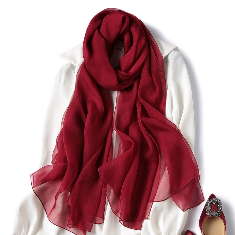 Silk Scarf for Women - 100% Mulberry Silk