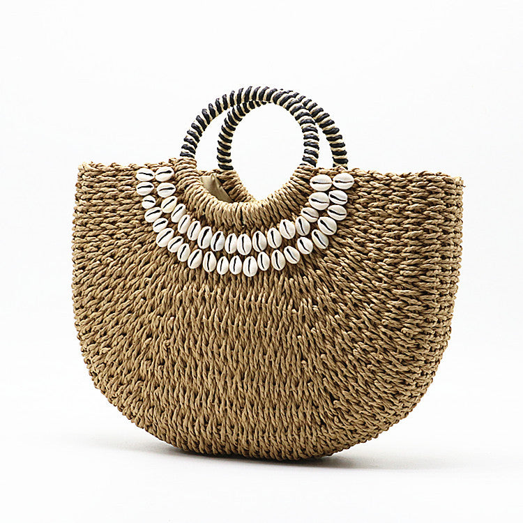 Handmade Shell Bag - Summer Beach Crossbody Bag