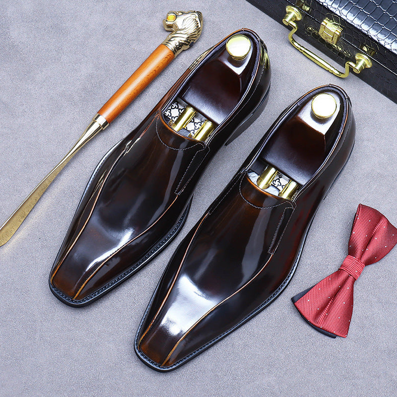 Men's Cowhide Formal Office Business Shoes