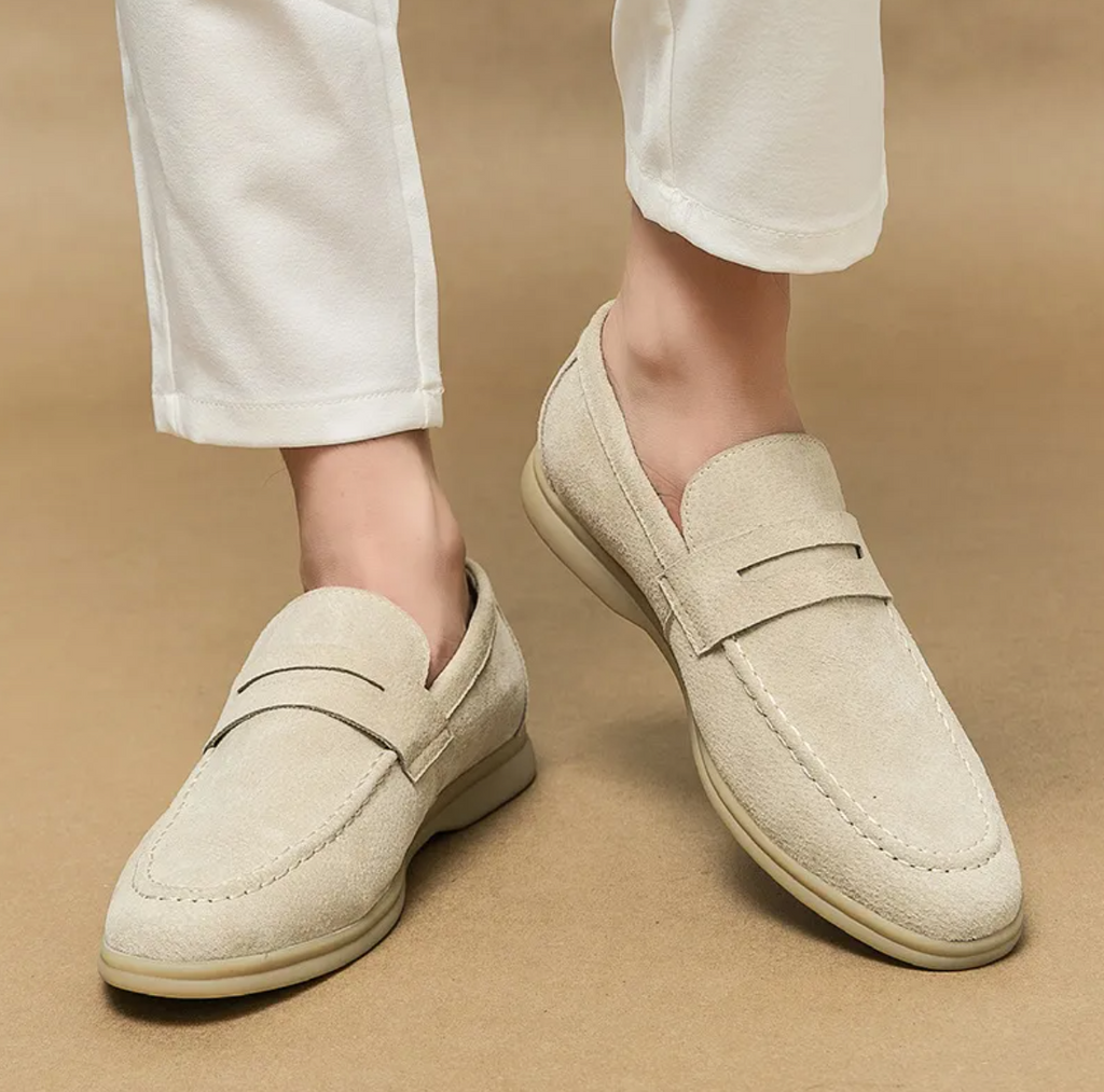 Chaussures habillées en cuir de grande taille pour hommes