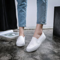 Women's Waterproof Slip-On White Sneakers (Casual)