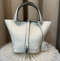 Litchi Texture Bucket Bag & Tote Bag Combo