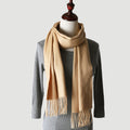 Inner Mongolia Pure Cashmere Scarf, Red Women's Shawl