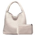 Woven Bag Purses and Handbags Woven Vegan Leather Bag For Women Woven Tote Bag Shoulder Bag Top-Handle Bag With Purses