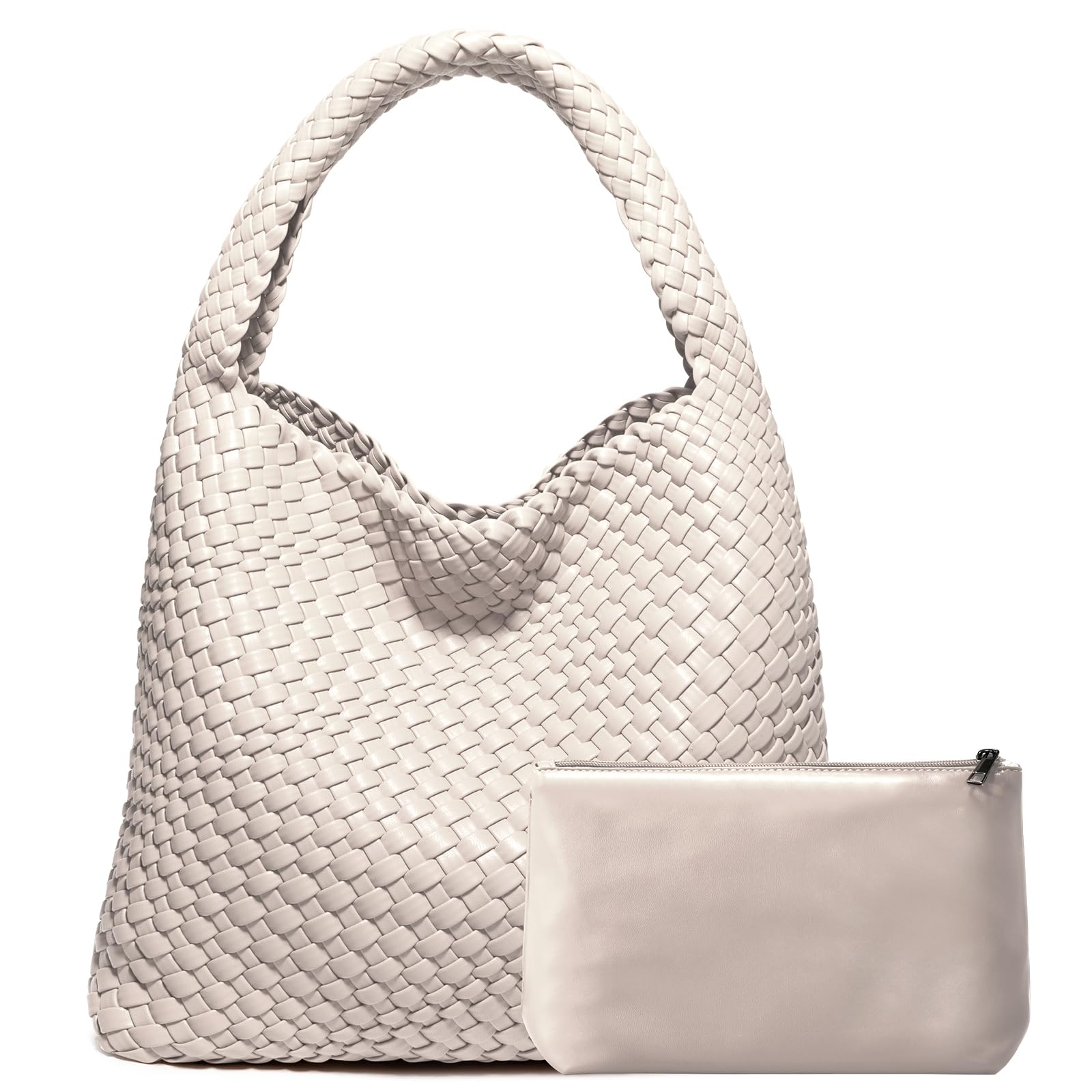 Woven Bag Purses and Handbags Woven Vegan Leather Bag For Women Woven Tote Bag Shoulder Bag Top-Handle Bag With Purses