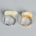 Natural Amethyst Adjustable Fashion Ring