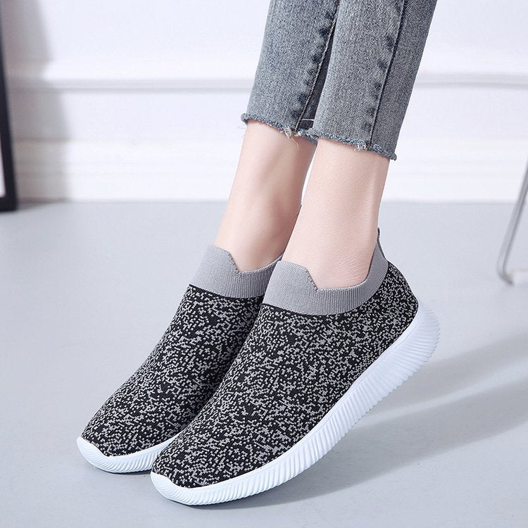 Summer Women's Breathable Slip-On Mesh Sneakers