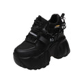 Ladies' White Fashion Sports Shoes with 10CM Thick Sole