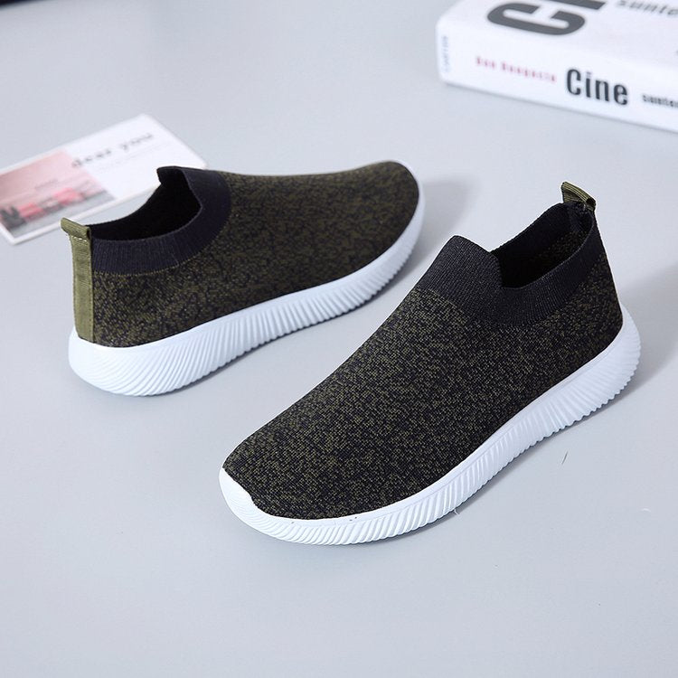 Summer Women's Breathable Slip-On Mesh Sneakers