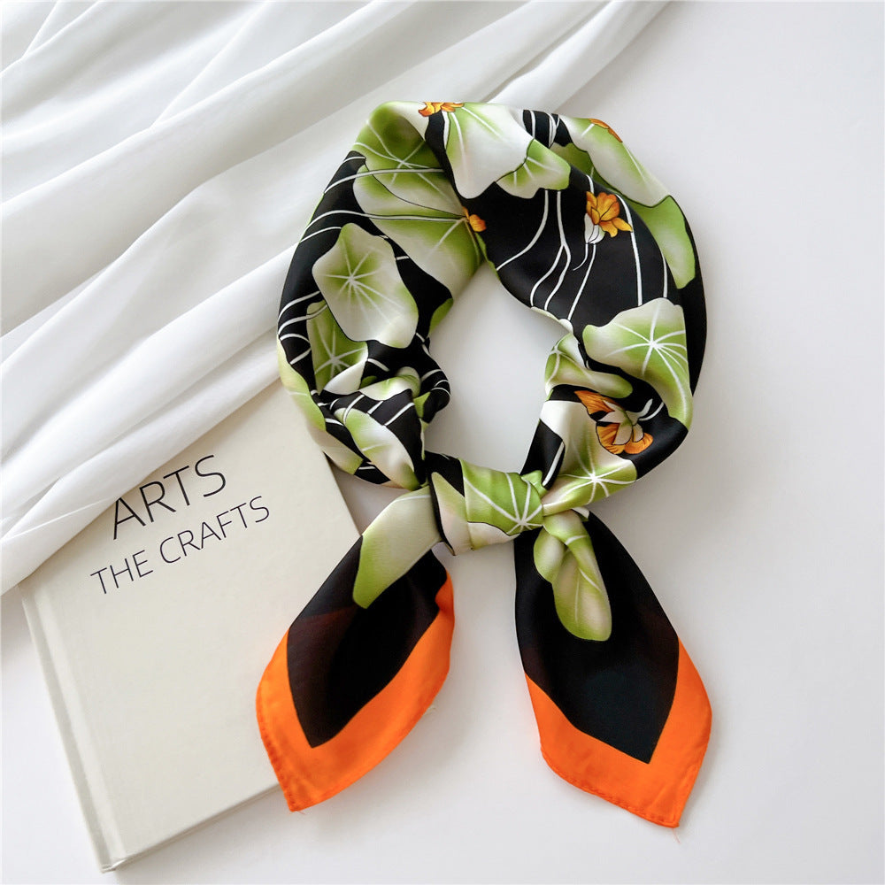 Stylish Spring Autumn Silk Scarf for Women