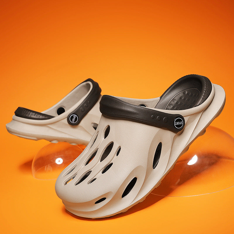 Chaussures de plage décontractées, antidérapantes et à enfiler pour hommes