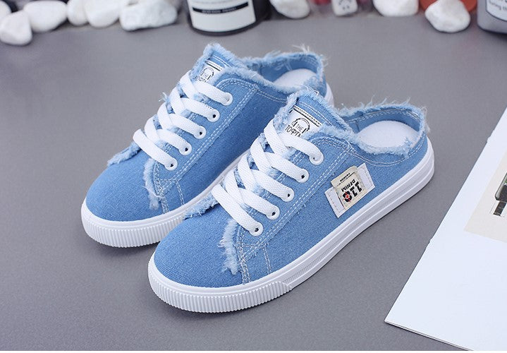 New Women's Summer Canvas Slip-On Sneakers