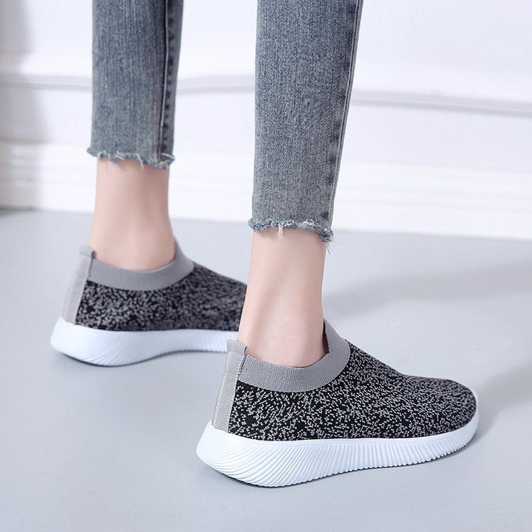 Summer Women's Breathable Slip-On Mesh Sneakers