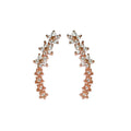 S925 Silver Starry Stud Earrings with Diamonds