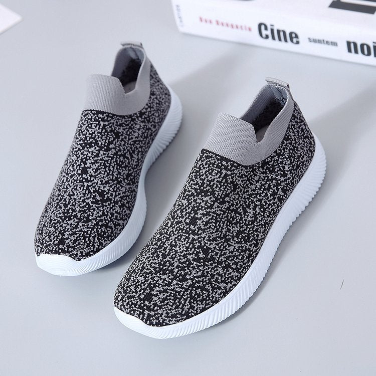 Summer Women's Breathable Slip-On Mesh Sneakers
