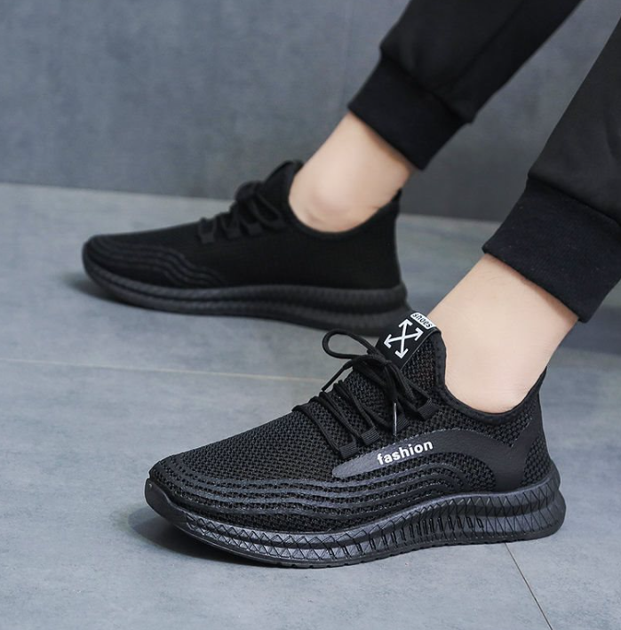 Reflective Flyknit Women's Sneakers - Korean Style Casual