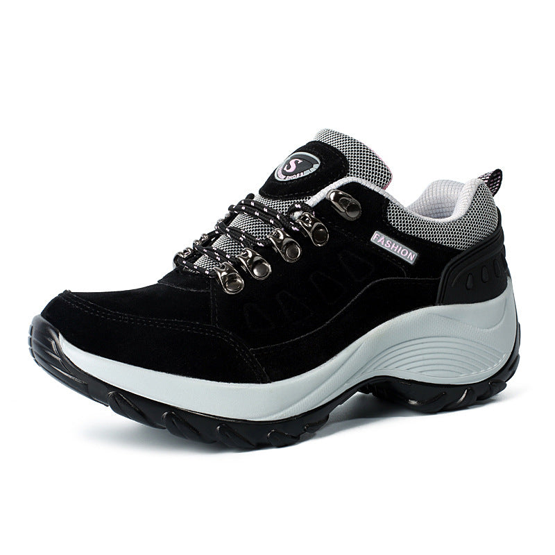 Trendy Women's Sneakers with Thick Sole for Height Boost