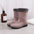 Fashion Plus Waterproof Velvet Ladies' Shoes