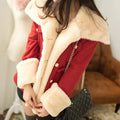 Double-Breasted Wool Blend College Style Coat