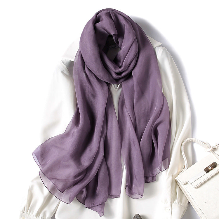 Silk Scarf for Women - 100% Mulberry Silk