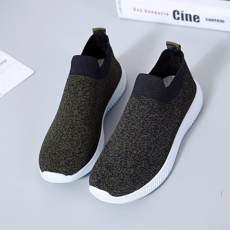 Summer Women's Breathable Slip-On Mesh Sneakers