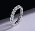 S925 Sterling Silver Moissanite Ring for Women (Single)