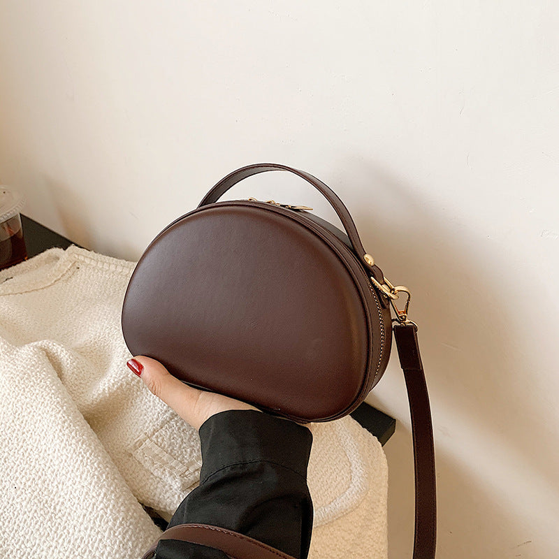 Hand-held Shell Bag - Versatile Texture Messenger Bag