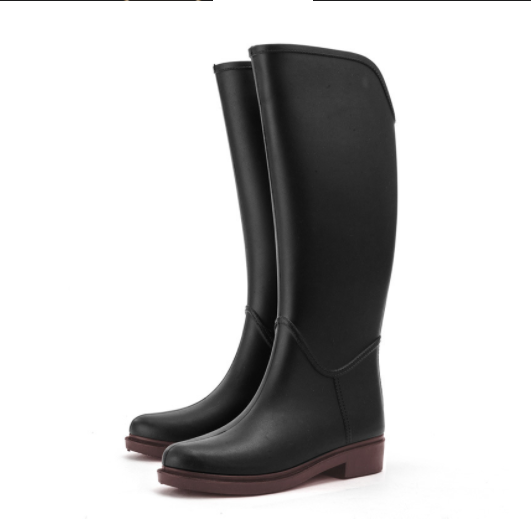 Chic Ladies' High Tube Rubber Boots