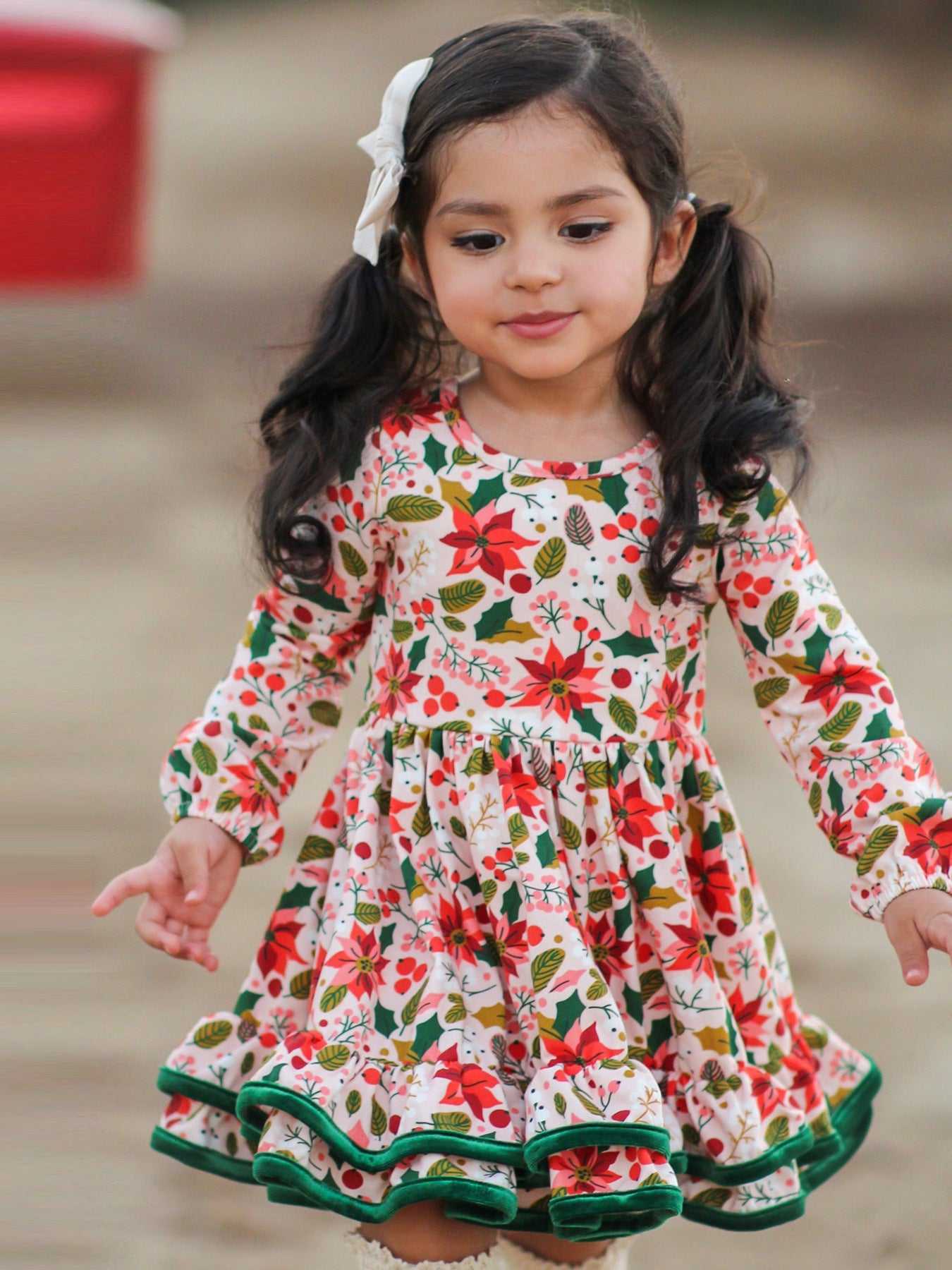 Girls' Special Printed Fashion Dress