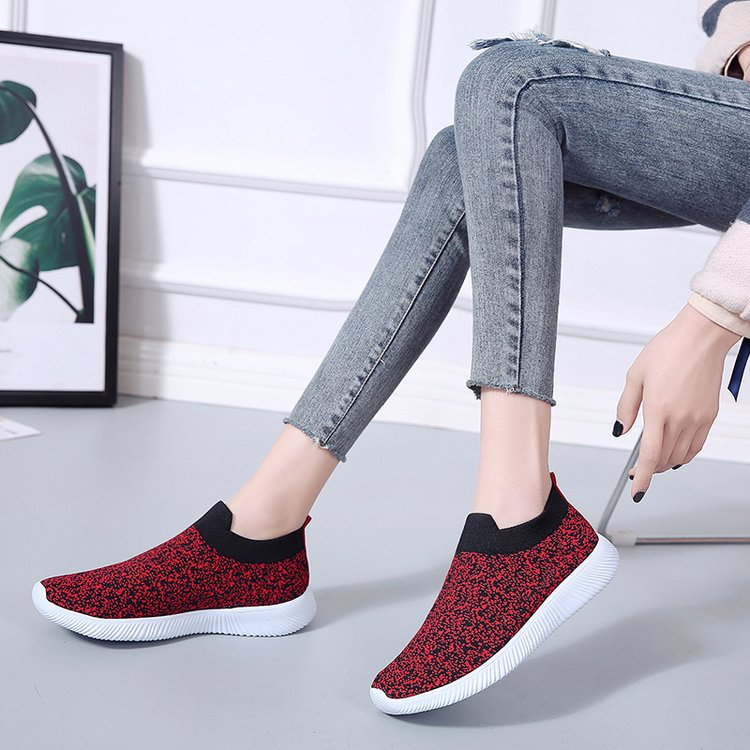 Summer Women's Breathable Slip-On Mesh Sneakers