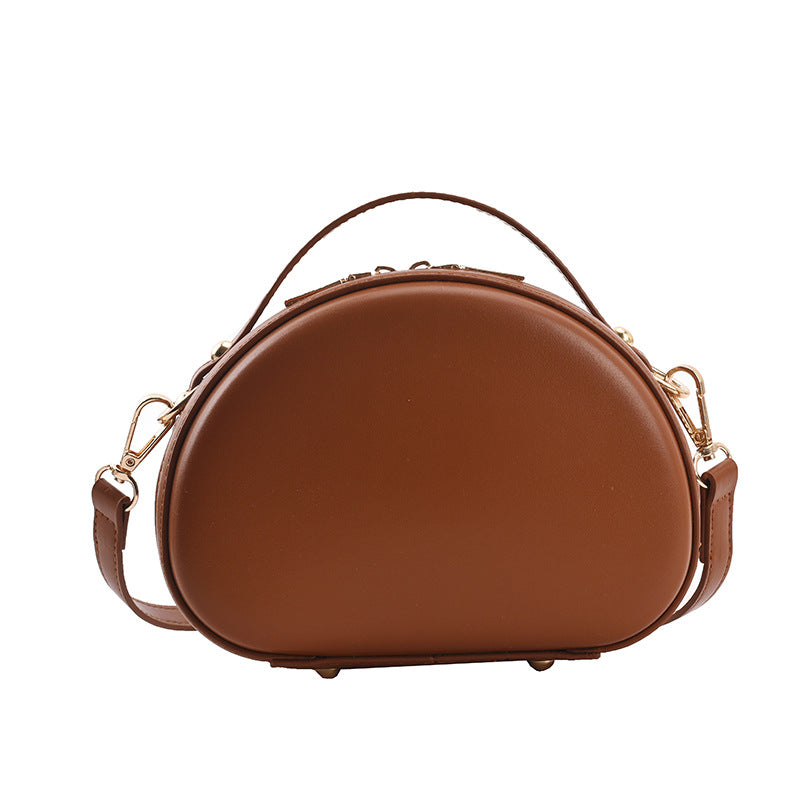 Hand-held Shell Bag - Versatile Texture Messenger Bag