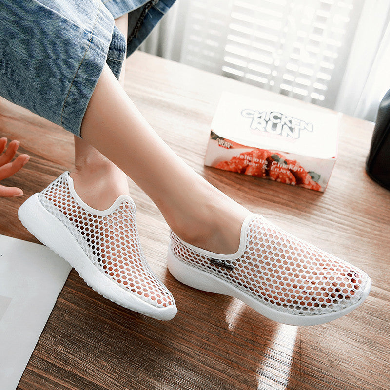 Women's Breathable Mesh Slip-On Sneakers (Summer Style)