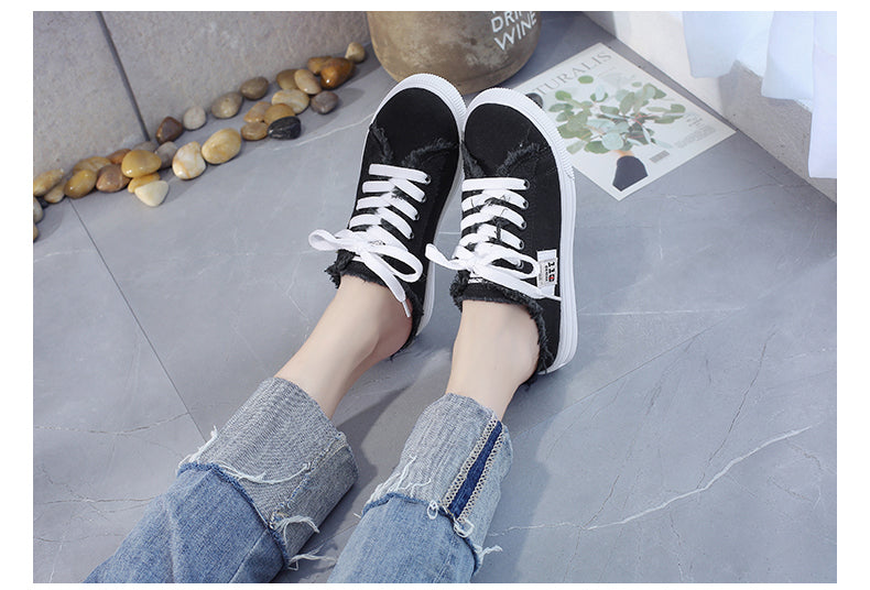 New Women's Summer Canvas Slip-On Sneakers