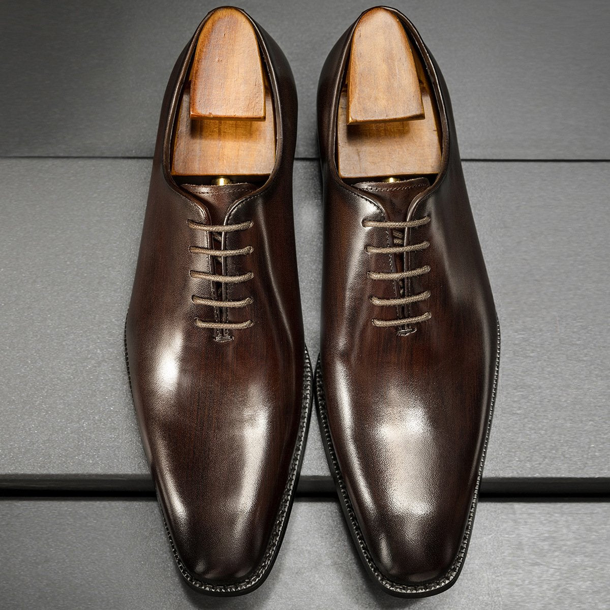 Men's British Style Formal Leather Groom Shoes