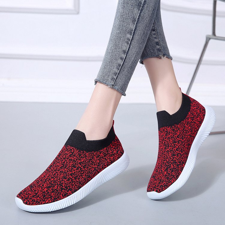Summer Women's Breathable Slip-On Mesh Sneakers