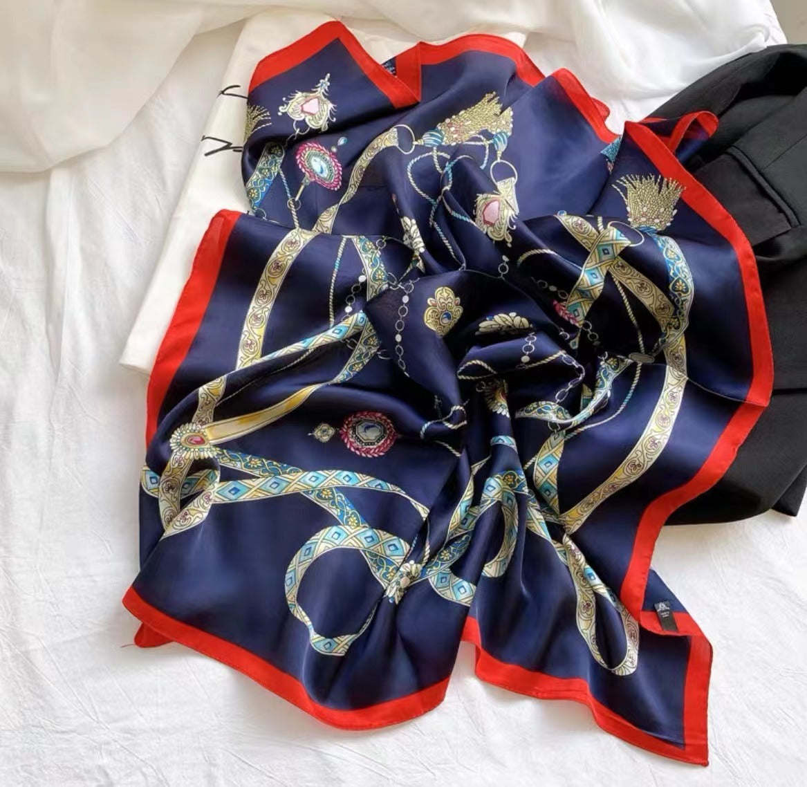 Stylish Spring Autumn Silk Scarf for Women