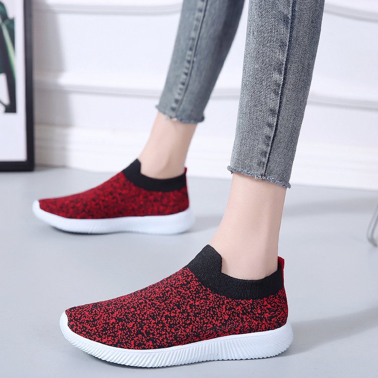Summer Women's Breathable Slip-On Mesh Sneakers