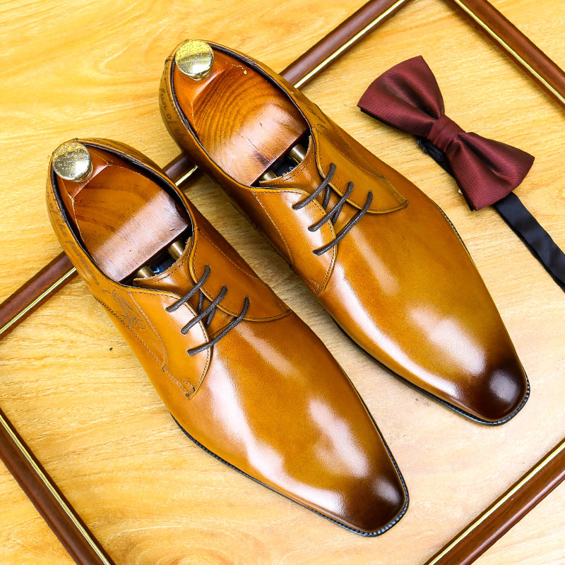Wholesale First Layer Formal Leather Shoes Store