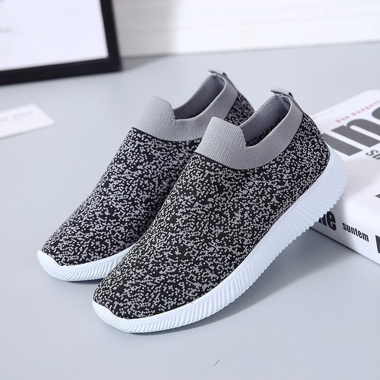 Summer Women's Breathable Slip-On Mesh Sneakers