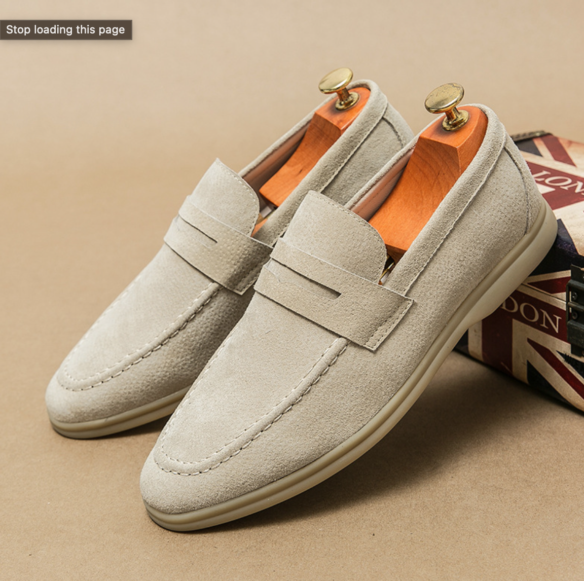Chaussures habillées en cuir de grande taille pour hommes