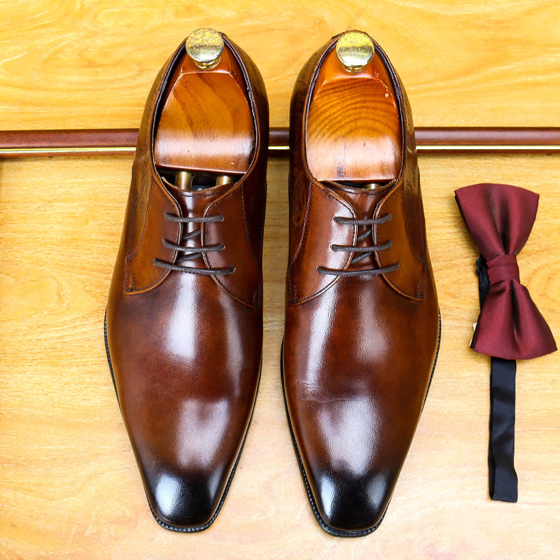 Wholesale First Layer Formal Leather Shoes Store