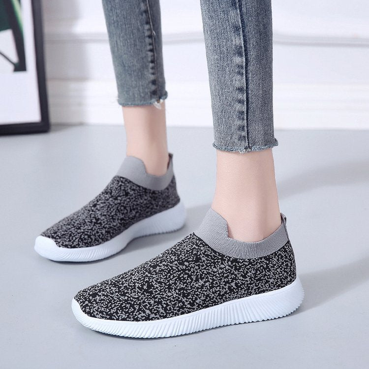 Summer Women's Breathable Slip-On Mesh Sneakers