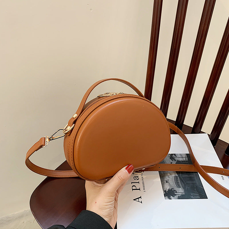 Hand-held Shell Bag - Versatile Texture Messenger Bag