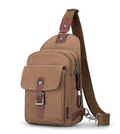 Men's Shoulder Bag, Digital Backpack, Canvas Chest Bag
