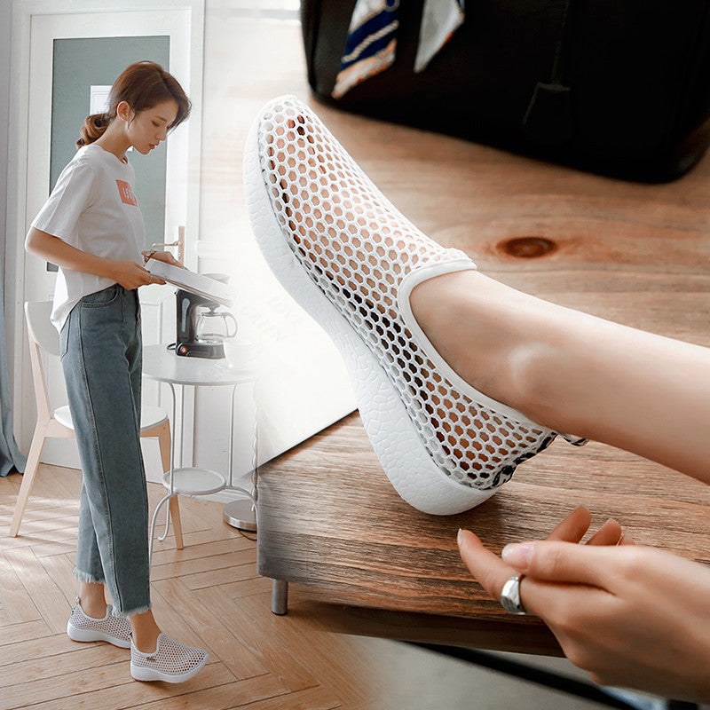Women's Breathable Mesh Slip-On Sneakers (Summer Style)