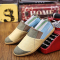 Men's Summer Breathable Canvas Slip-On Casual Shoes