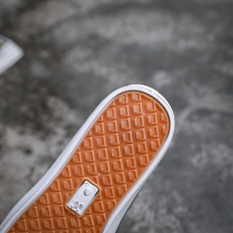 Women's Waterproof Slip-On White Sneakers (Casual)