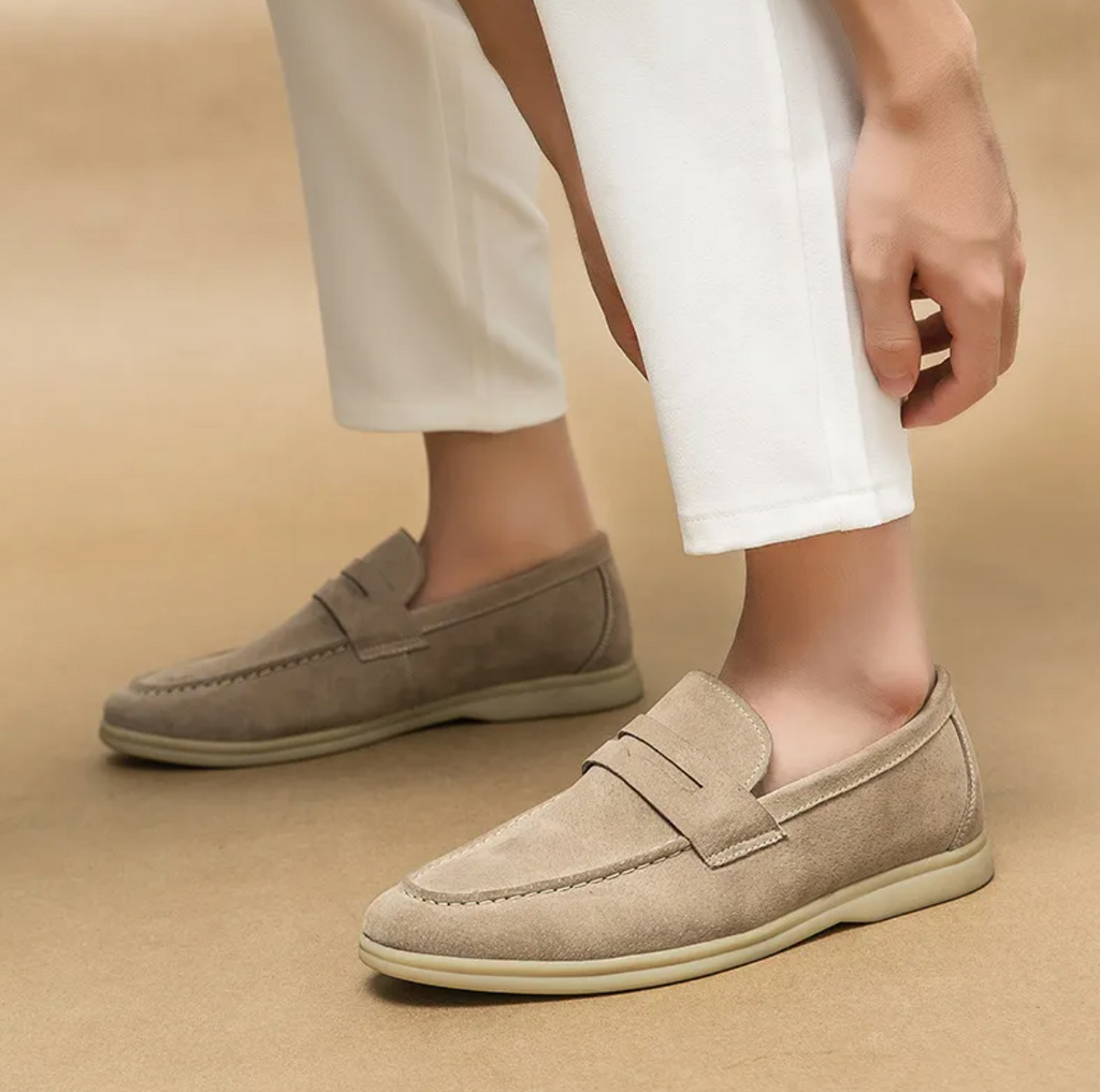 Chaussures habillées en cuir de grande taille pour hommes