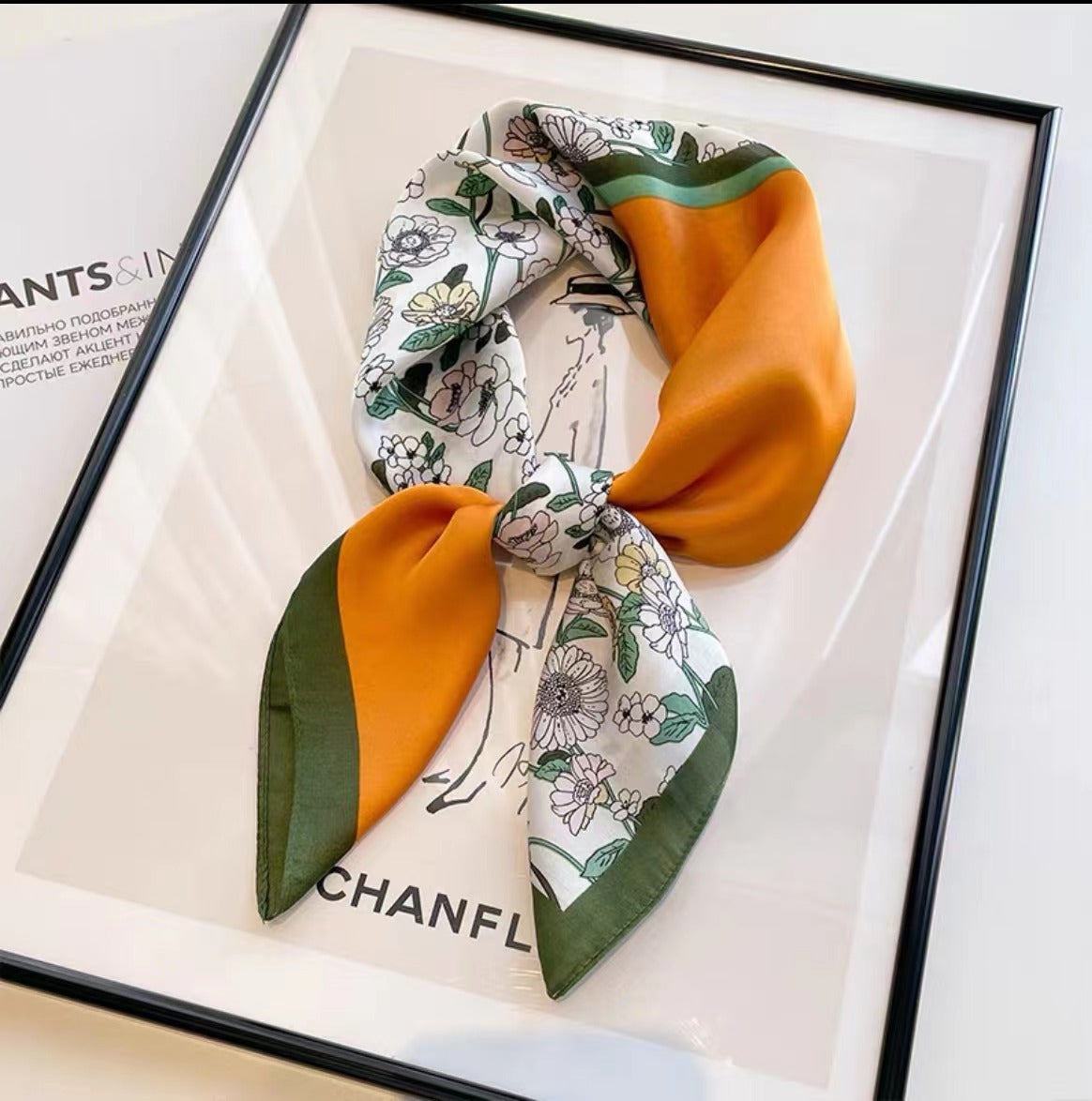 Stylish Spring Autumn Silk Scarf for Women