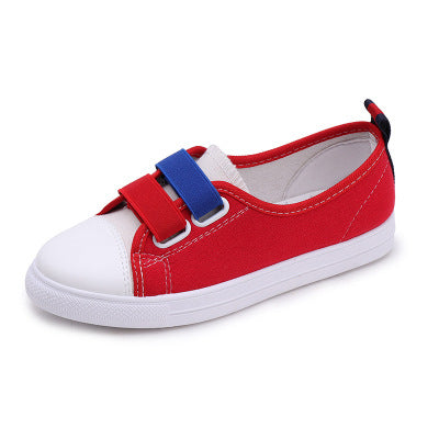 Canvas Slip-On Sneakers, Flat White Shoes